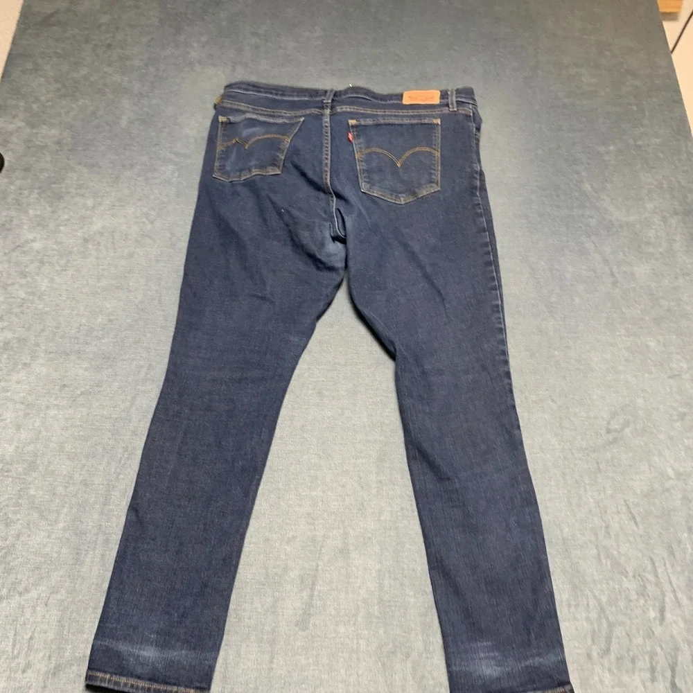 Levi's 311 Shaping Skinny Leg Jeans Men 32 Blue Denim Cotton Regular Fit Zip Fly